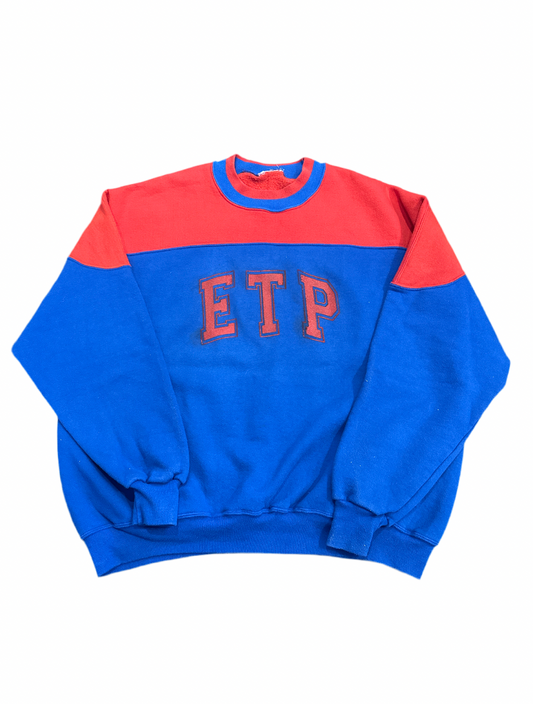 ETP Varsity Print Logo Crewneck