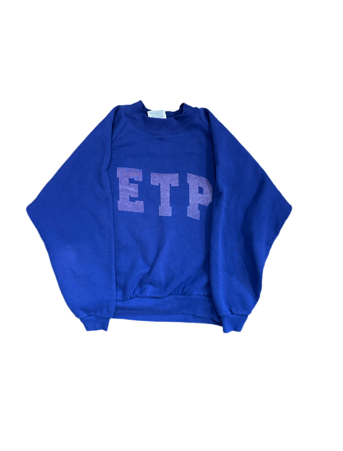 ETP Bold Print Bleach Logo Crewneck