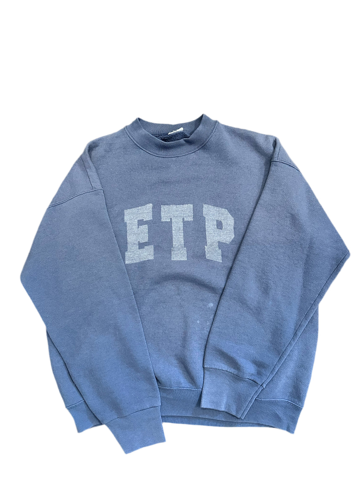 ETP Bold Print Bleach Logo Crewneck