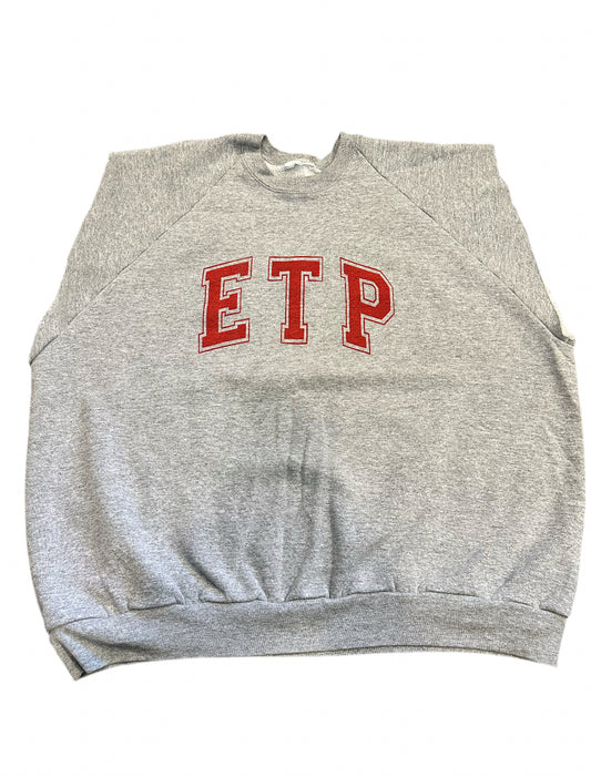 ETP Varsity Print Logo Sleeveless Crew